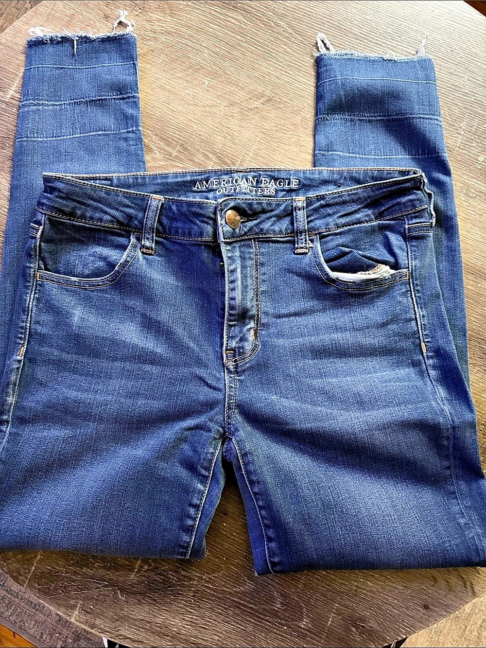 American Eagle Super Stretch jeggings Jeans in Blue